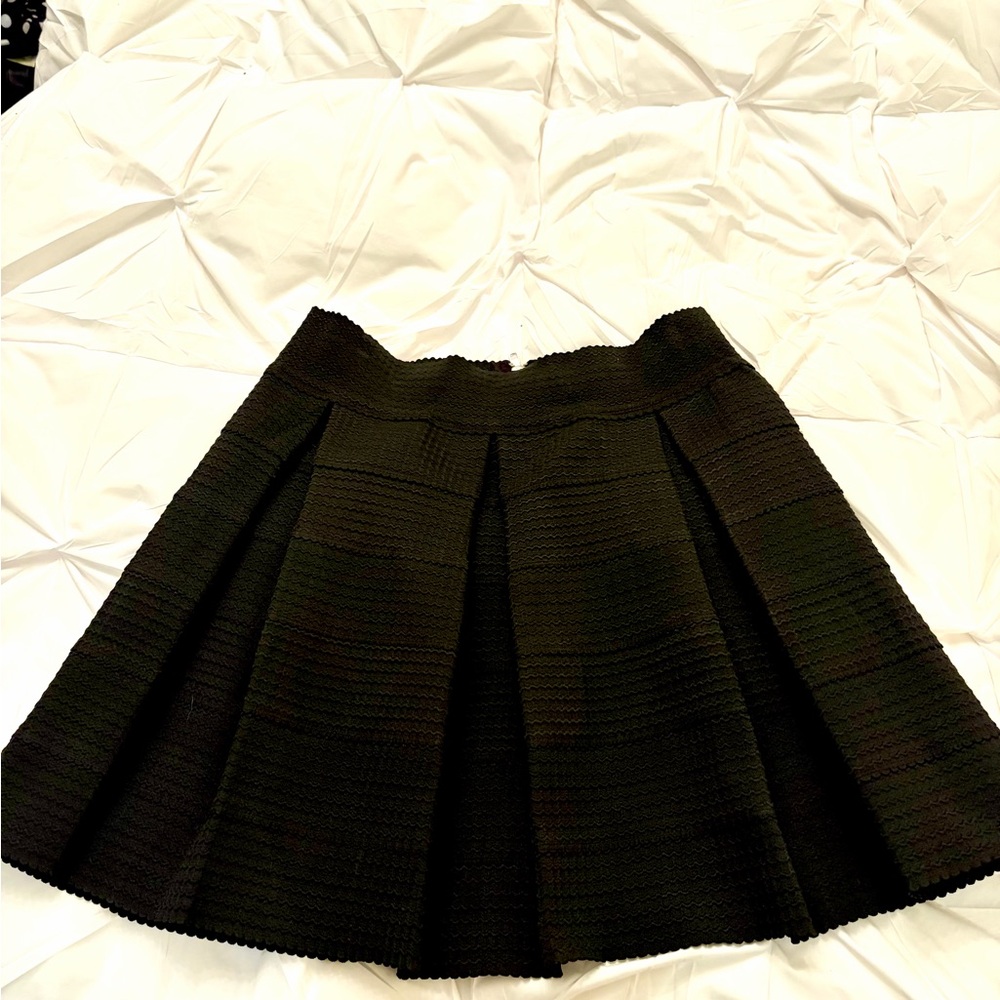 Honey Punch Black A-Line Skirt